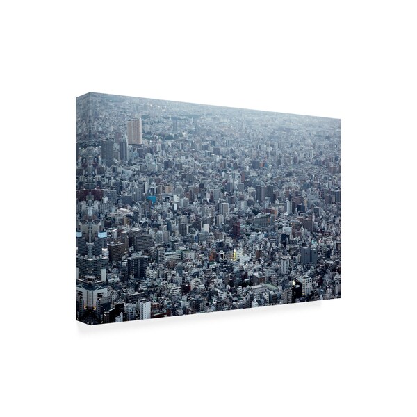 Koji Tajima 'Blockscape' Canvas Art,30x47